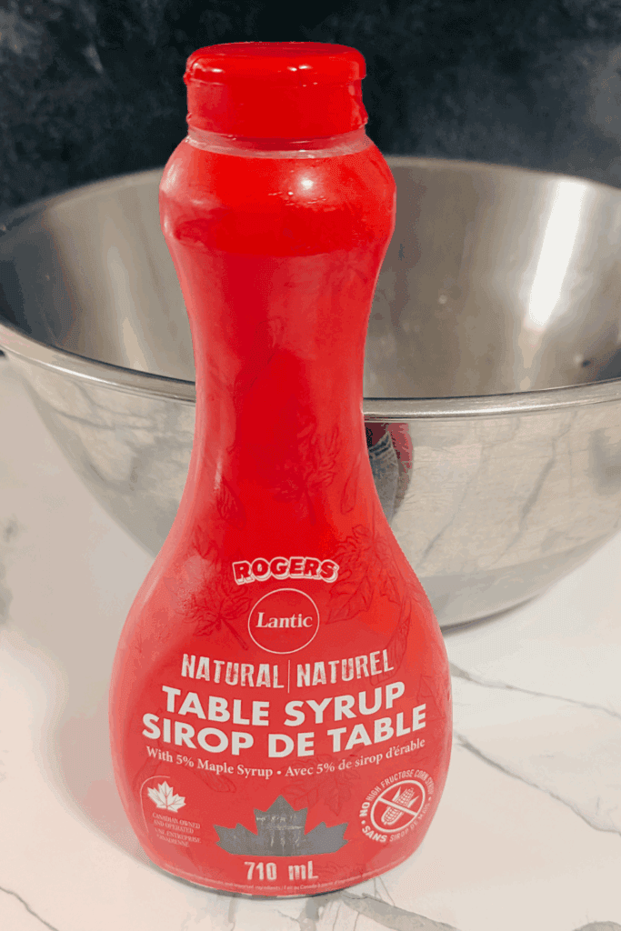 table syrup used in maple donuts