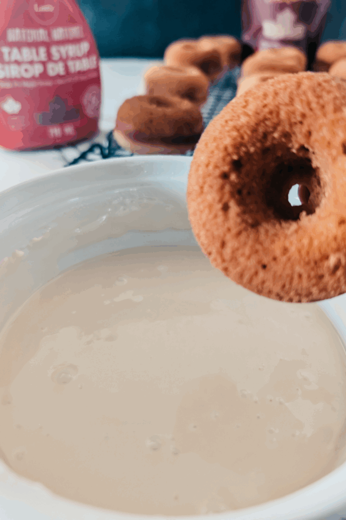 time to dip the bottom of donut