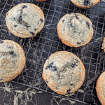 Wild Blueberry Muffins with Frozen Canadian Wild Blueberries.