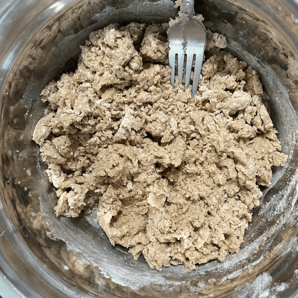 the chilled cookie dough