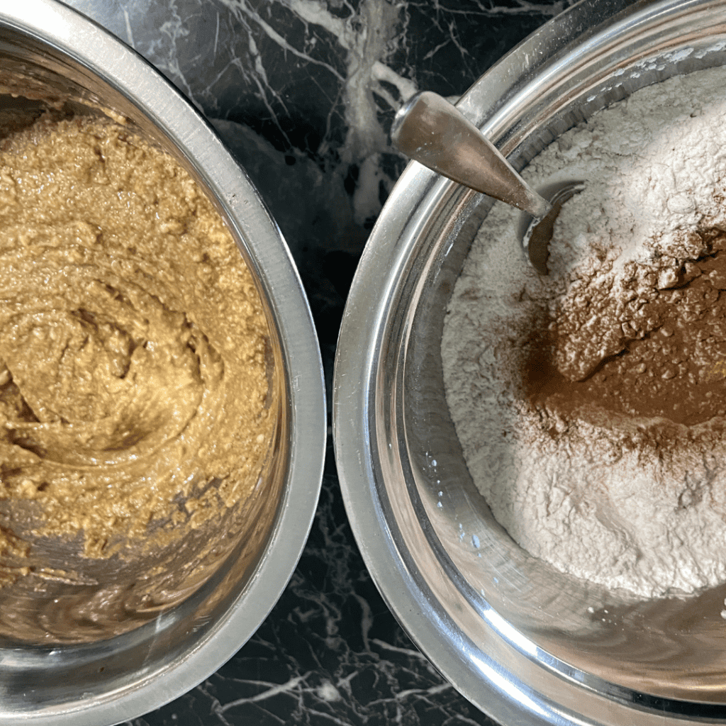 adding cinnamon to cookie dough dry ingredients