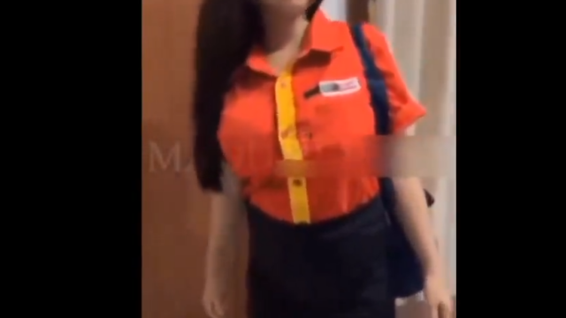 siswi sma cantik bareng pak giru viral main di hotel