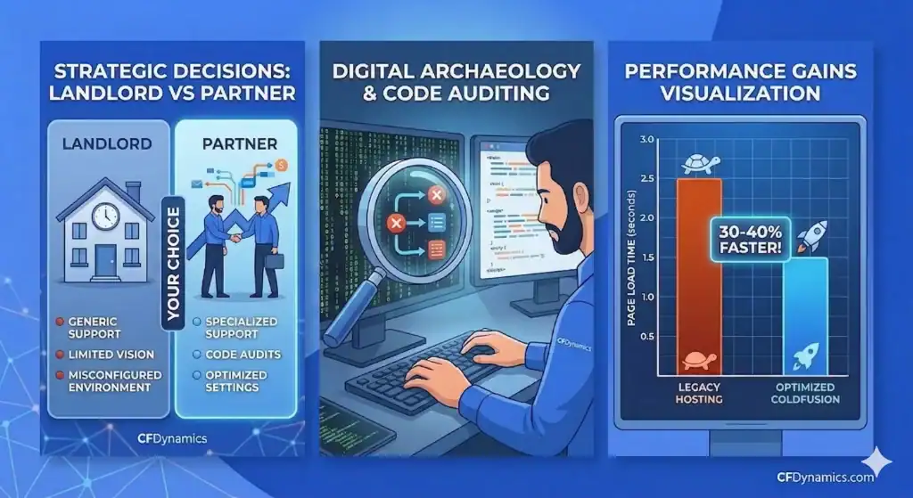 the three strategic decisions of ColdFusion migration.