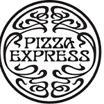 Fresh pizza with melted cheese and toppings at Pizza Express, perfect for takeaway or dine-in.
