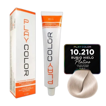 PLAYPLASMA TINTURA N°10,210 RUBIO HIELO PLAT (PCT) X 60 GR
