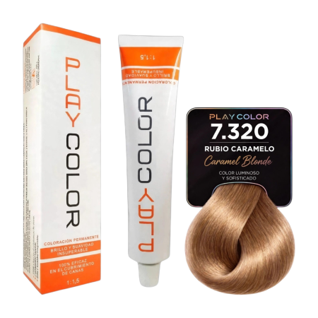 PLAYPLASMA TINTURA N° 7,320 RUBIO CARAMELO (PCT) X 60 GR
