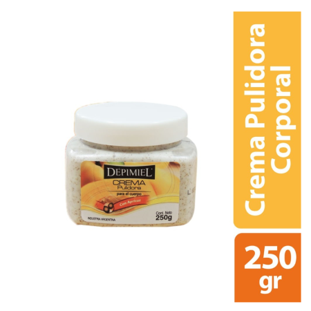 DEPIMIEL CREMA PULIDORA PARA CUERPO CON APRICOT X 250 GR