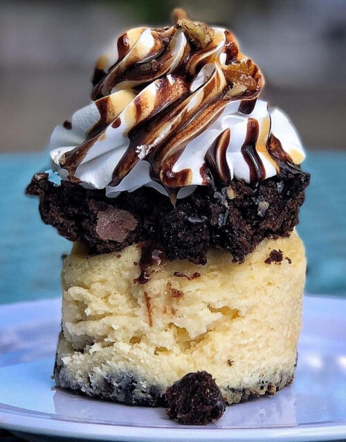 Delicious turtle cheesecake with chocolate, caramel, and pecans, perfect for dessert lovers.