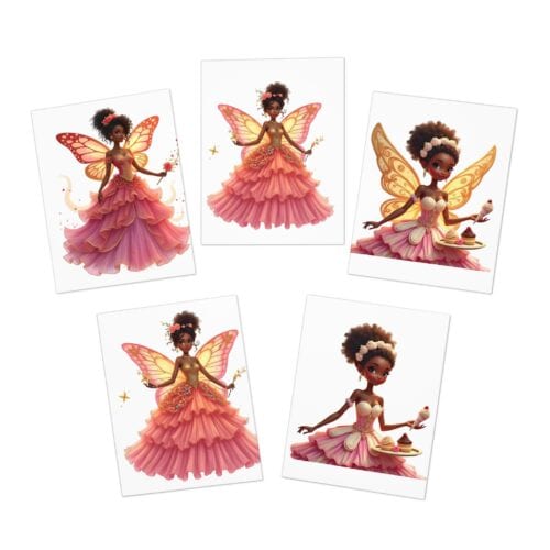 Enchanting fairy-themed Valentine’s Day cards for loved ones.