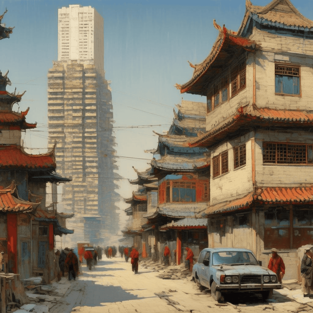 Chinese house – Vasily Vereshchagin