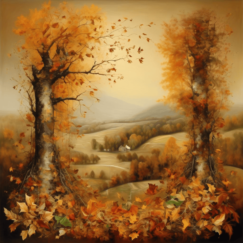 Herbstlandschaft – Herbst auf der Oschwand