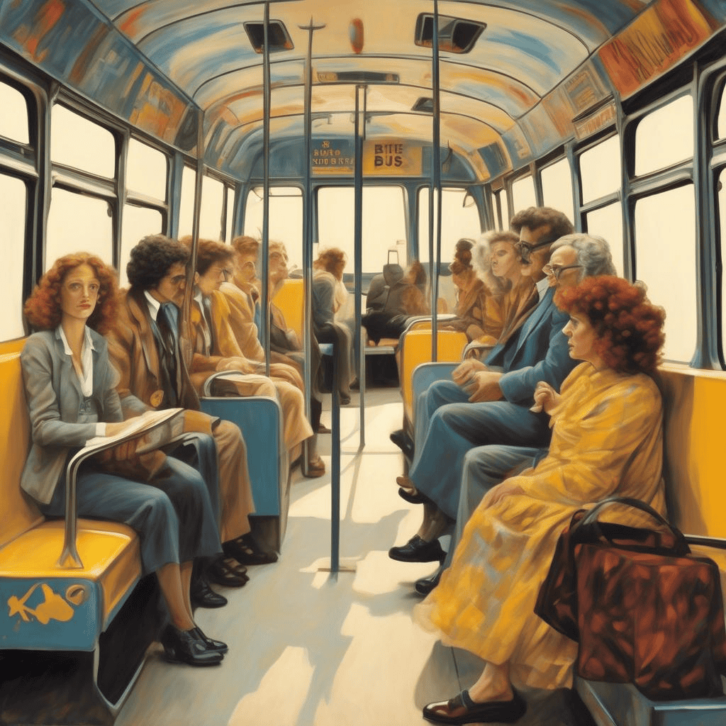 Catching The Bus – Edith Vonnegut
