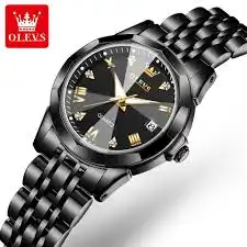 Butter Fly Lock OLEVS Watch for Women Black - Image 3