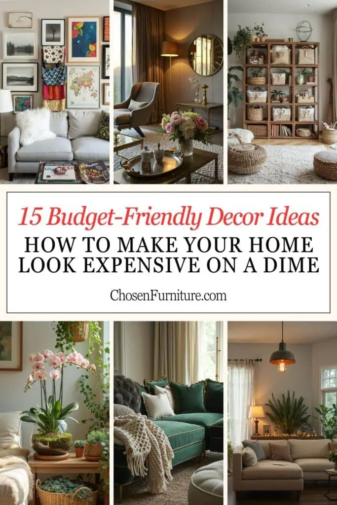 15 Budget-Friendly Decor Ideas: Make Your Home Look Expensive - Chosen ... - Budget Friendly Interior Decor