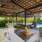 patio with furniture