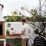 outdoor kitchen
