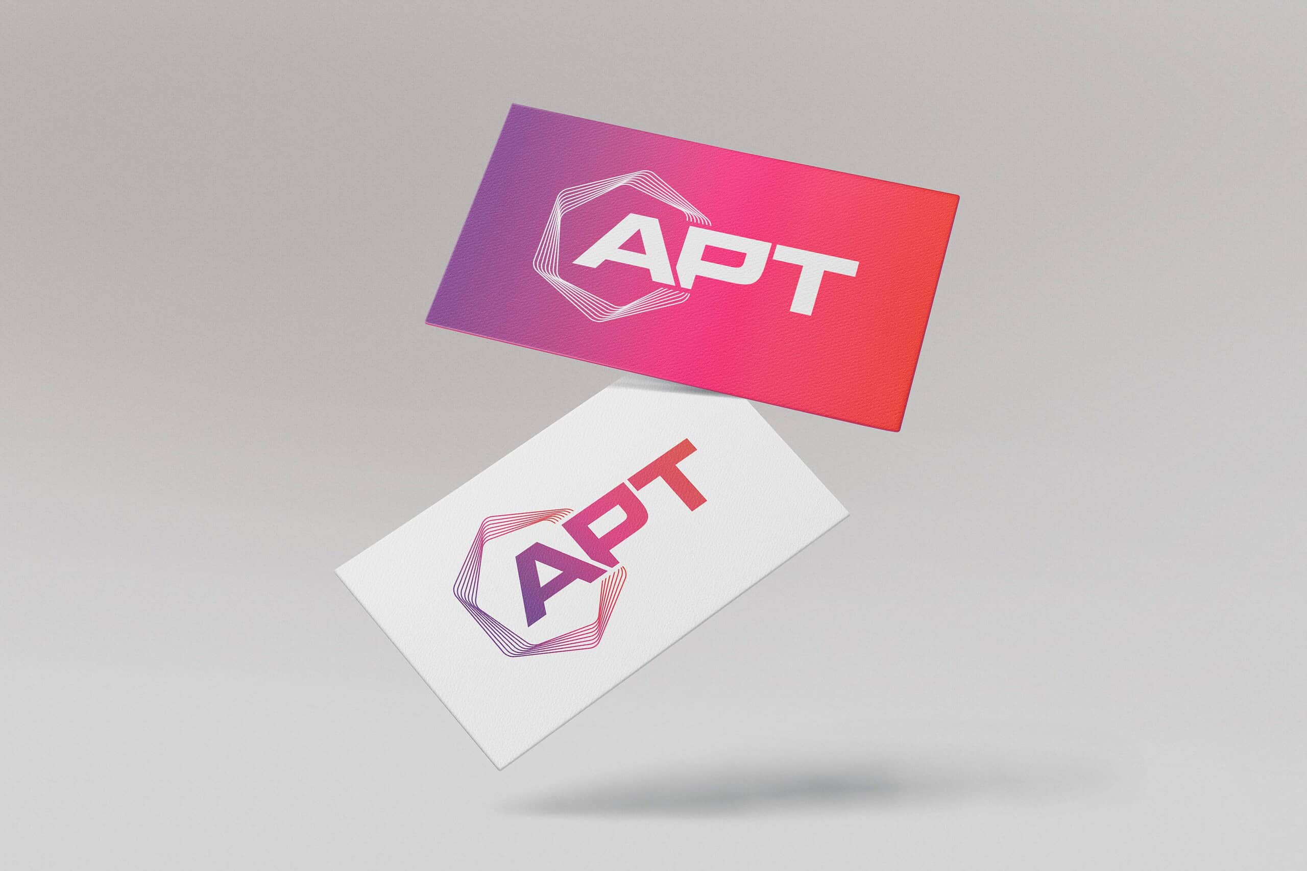 Apt Logo Card Mockup