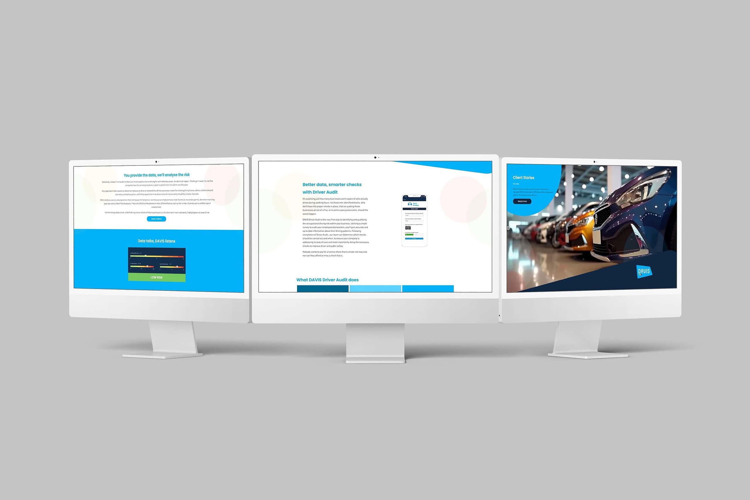 Davis 3 Desktop Mockup