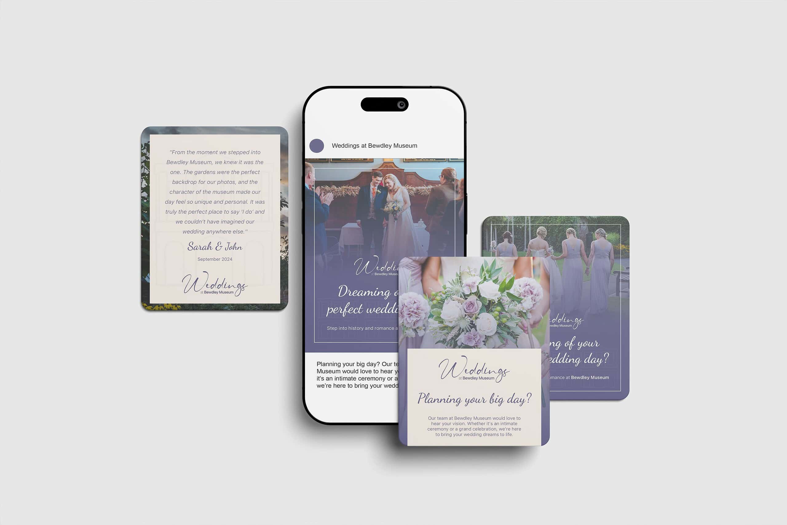 Weddings At Bewdley Museum Social Media Mockup