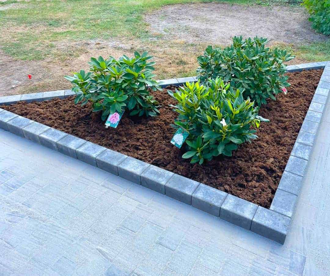Planter i et bed