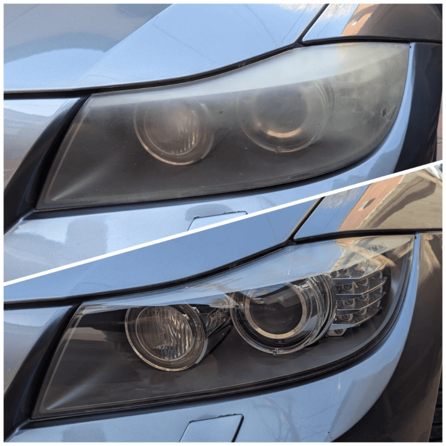 Headlight restoration process
