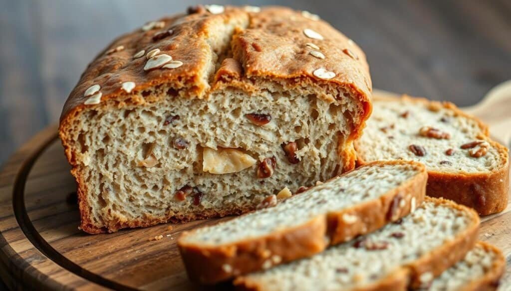 Almond flour banana bread with natural sweeteners