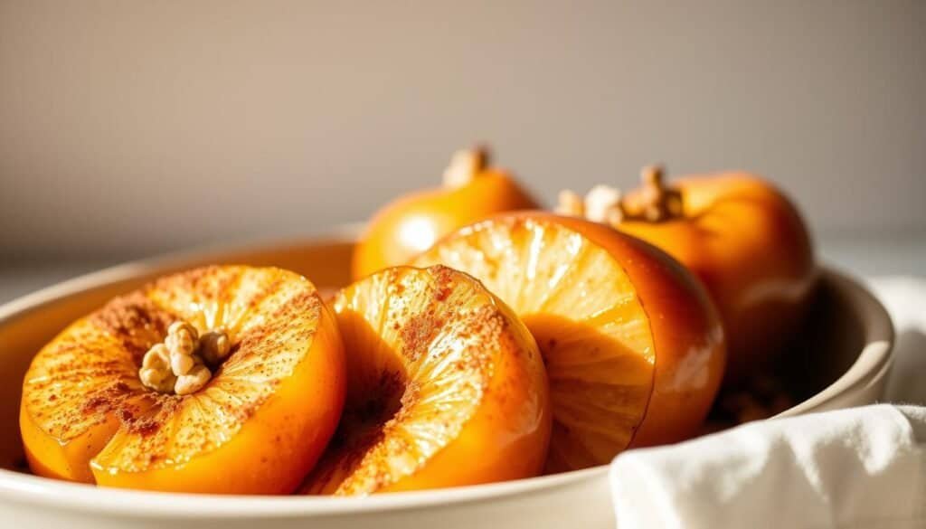 Cinnamon baked apples with walnuts - diabetic-friendly desserts
