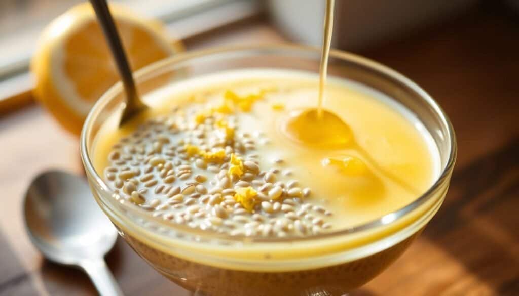 lemon chia seed pudding omega-3 rich dessert
