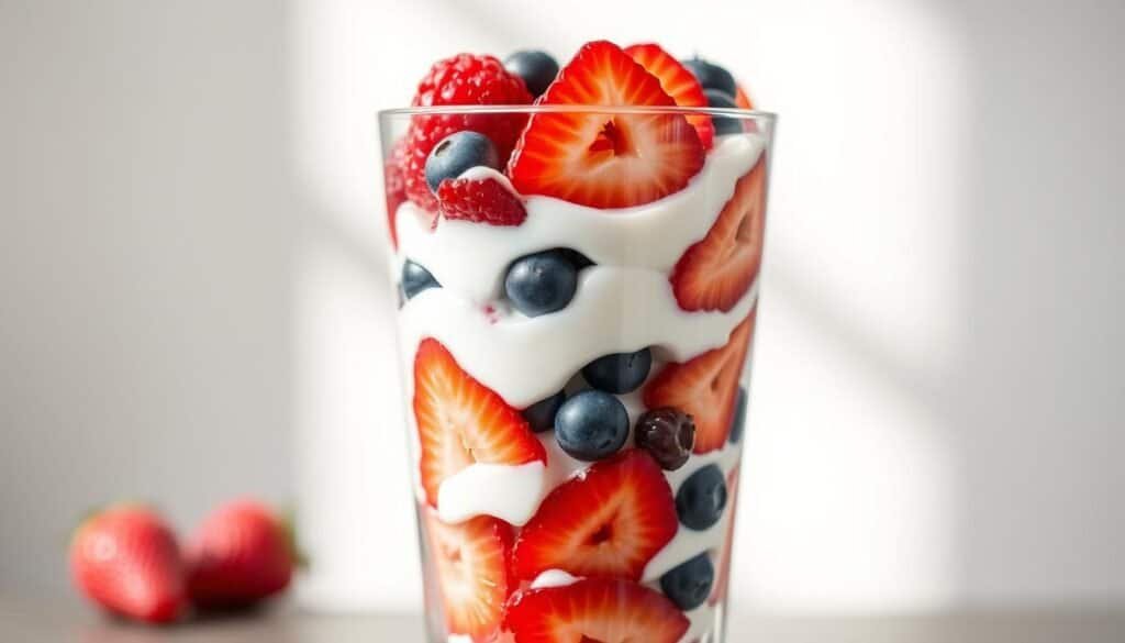 protein-rich desserts parfait