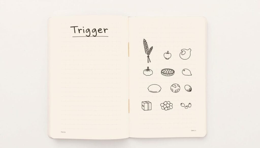 trigger foods diary example