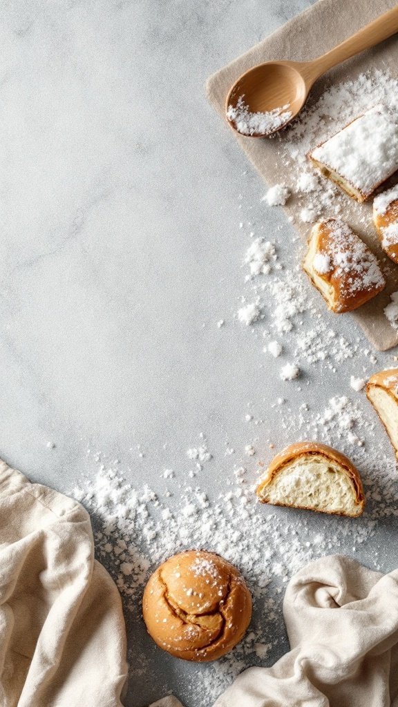 Delicious baked goods made with sugar alternatives for gestational diabetes.