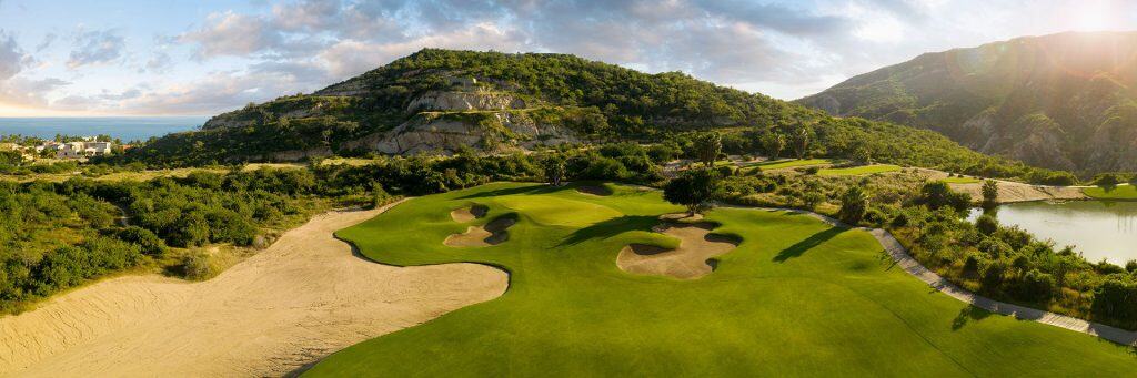 Club Campestre Golf Club In Los Cabos With Desert Terrain, Lush Greens, And Panoramic Views