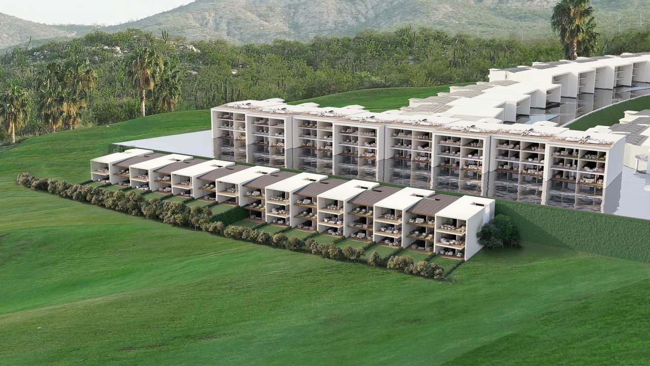 Garden Paseo Del Monte Club Campestre Garden , B202 β Homes For Sale In Club Campestre Luxurious Modern Golf Course Villas With Ocean Views At Club Campestre, Featuring Spacious Terraces And Lush Green Surroundings Near Pristine Beaches.