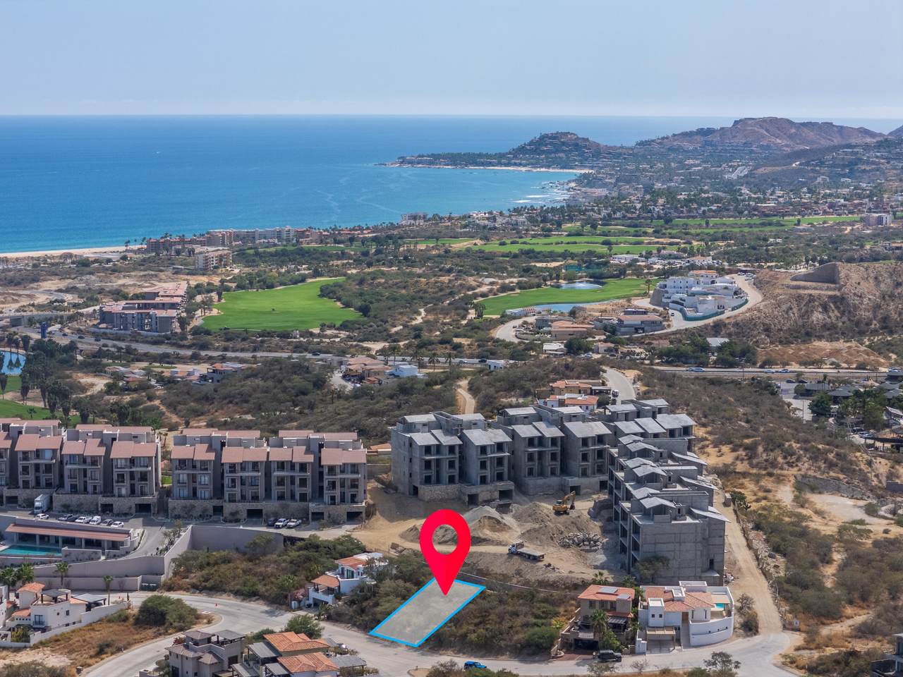Club Campestre Lot With Ocean View And Golf Course Backdrop. Perfect For Building Your Dream Home In A Scenic, Luxurious Community.