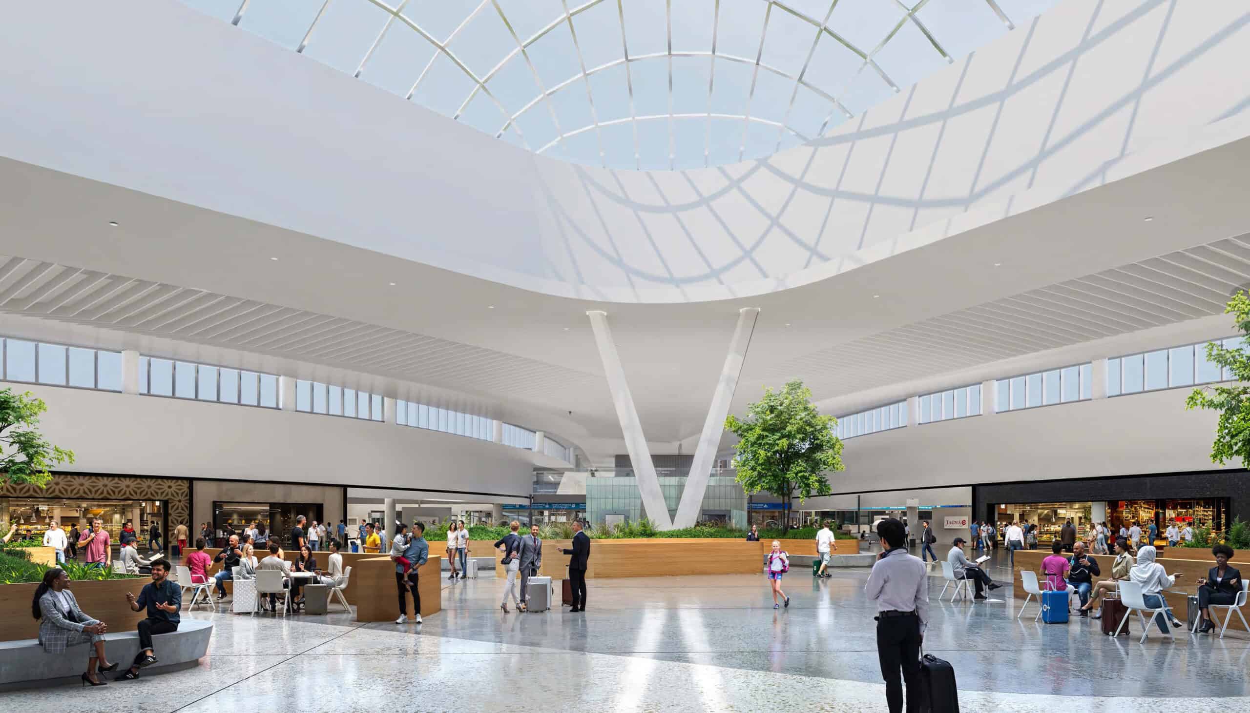 rendering of new terminal marketplace