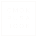 Logo Cmok Pusa Book s modernim dizajnom za knjige i edukaciju.