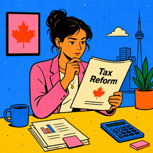加拿大企业主查看Tax Reform税务改革文件