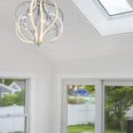 Total Remodel In West Hyannis Port, MA 128 Skylight Chandelier