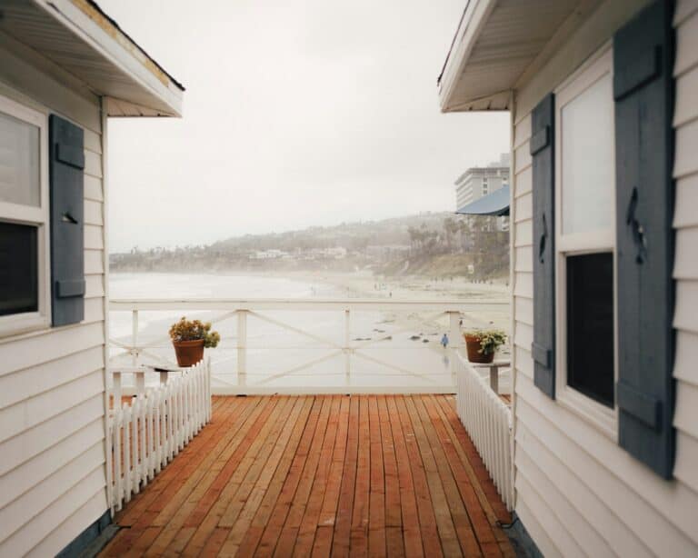 coastal house deck