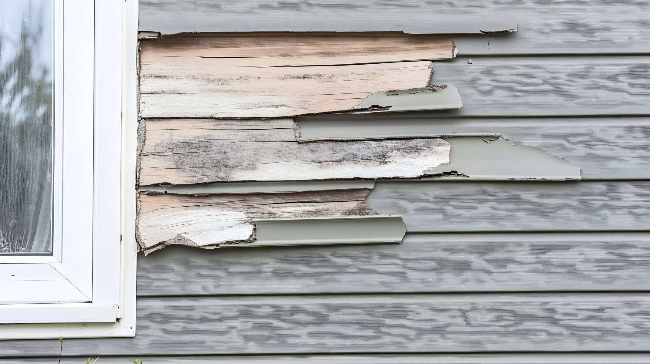 storm damage on siding