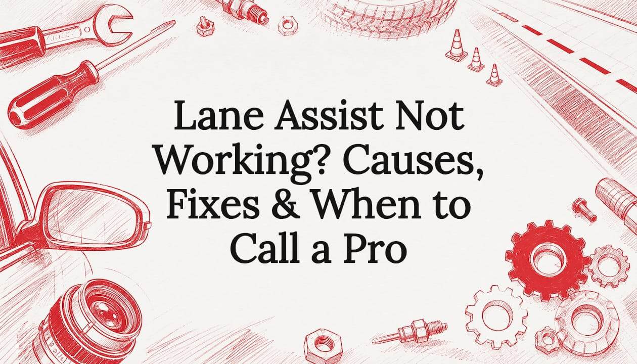 Featured image for “Lane Assist Not Working? Causes, Fixes & When to Call a Pro”