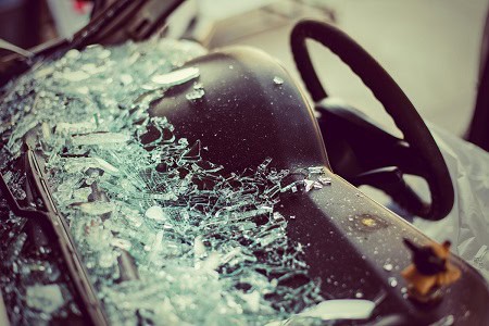 Damaged windhsield hazards