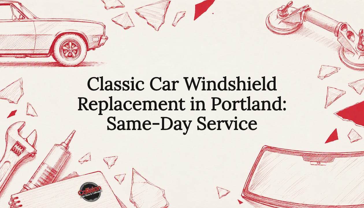 Featured image for “Classic Car Windshield Replacement in Portland: Same-Day Service”