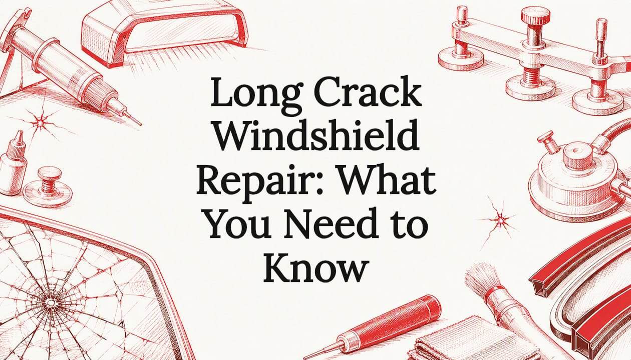 Featured image for “Long Crack Windshield Repair: What You Need to Know”