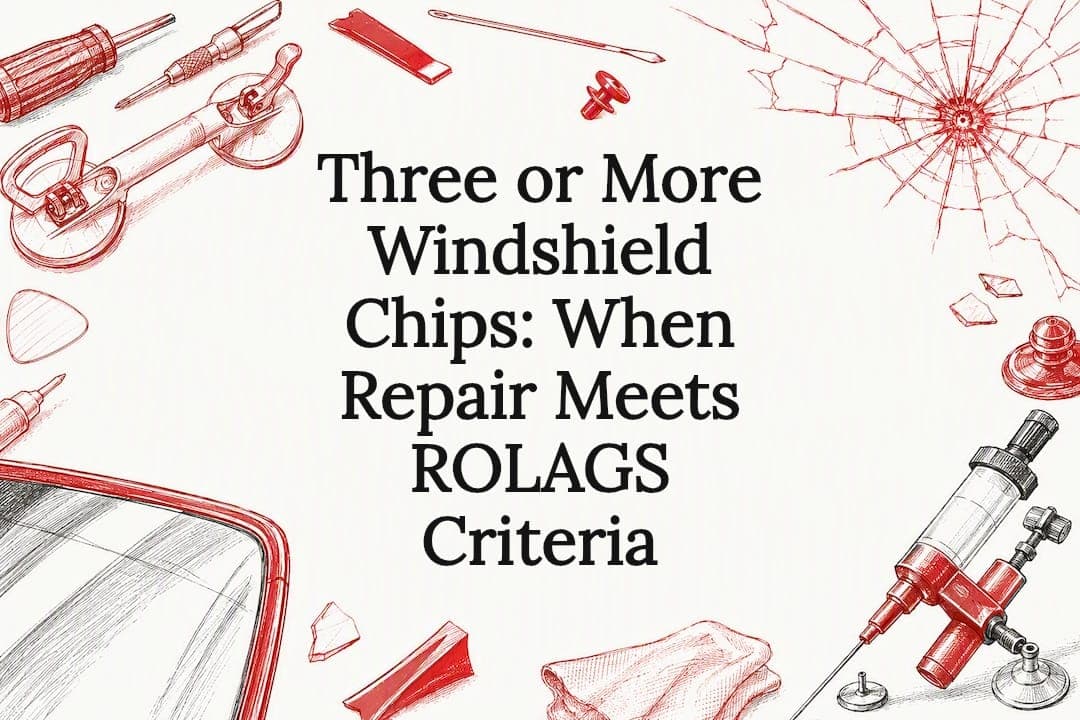 Featured image for “Three or More Windshield Chips: When Repair Meets ROLAGS Criteria”