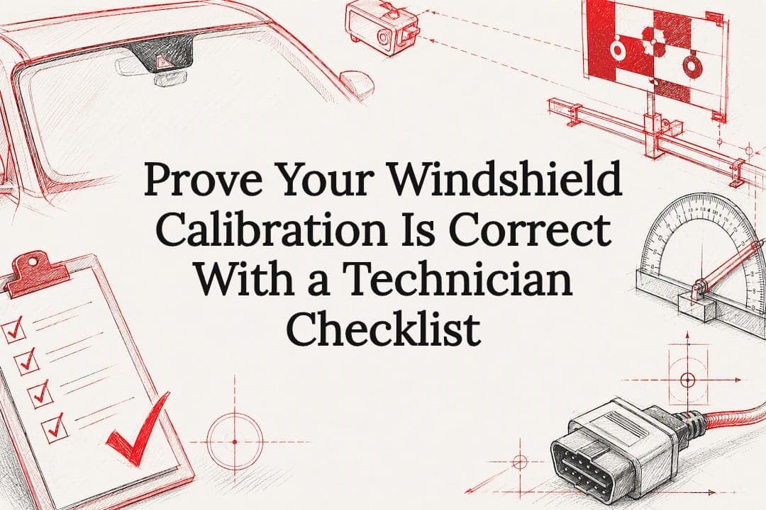 Featured image for “Prove Your Windshield Calibration Is Correct With a Technician Checklist”