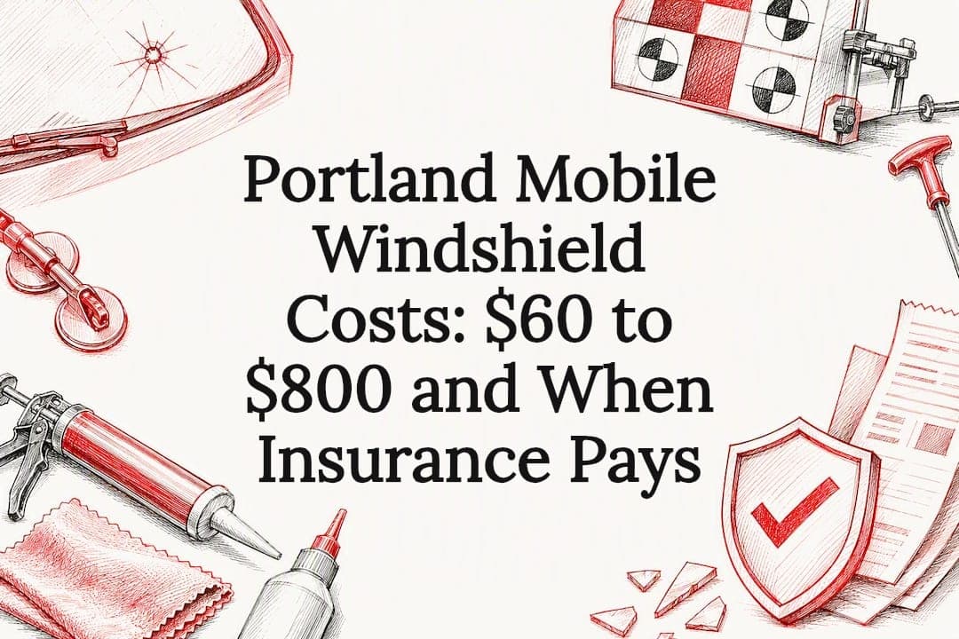 Featured image for “Portland Mobile Windshield Costs: $60 to $800 and When Insurance Pays”