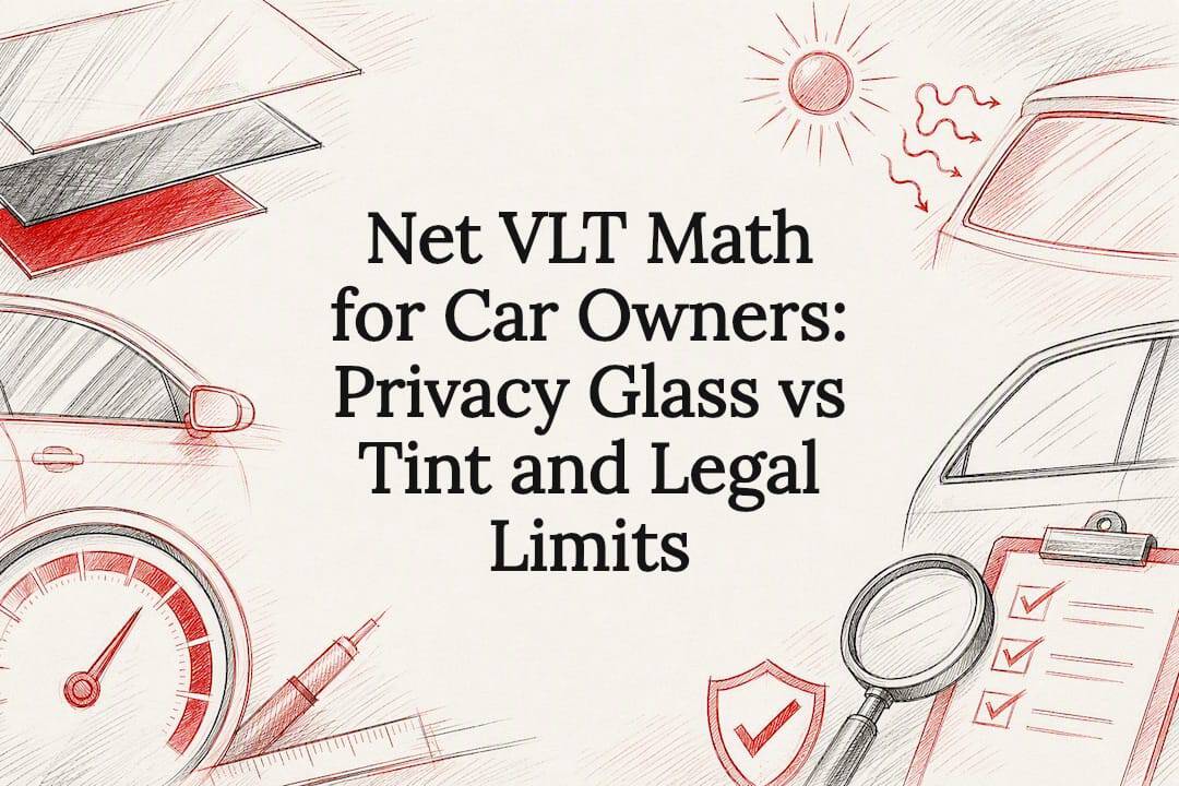Featured image for “Net VLT Math for Car Owners: Privacy Glass vs Tint and Legal Limits”