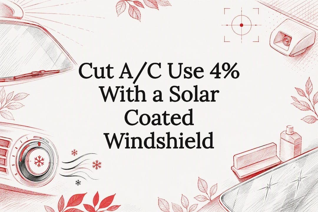 Featured image for “Cut A/C Use 4% With a Solar Coated Windshield”