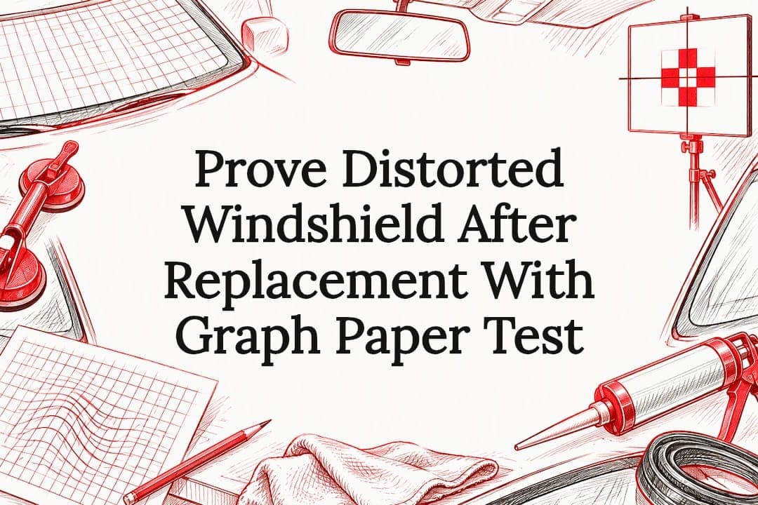 Featured image for “Prove Distorted Windshield After Replacement With Graph Paper Test”